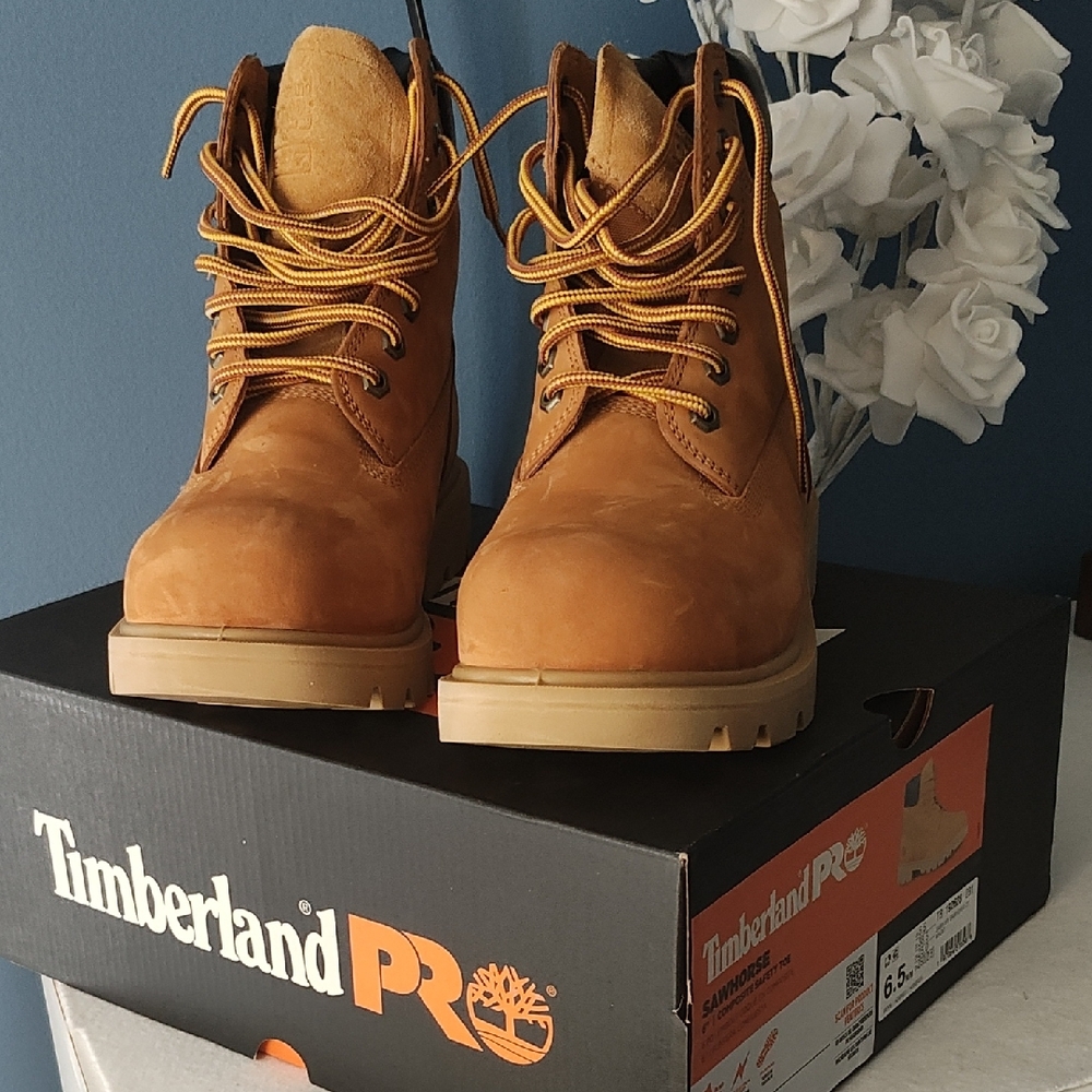 Timberland PRO Tan Leather Boots